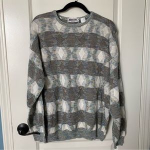 Pronto- Uomo Vintage Crewneck Knit Sweater Size Large